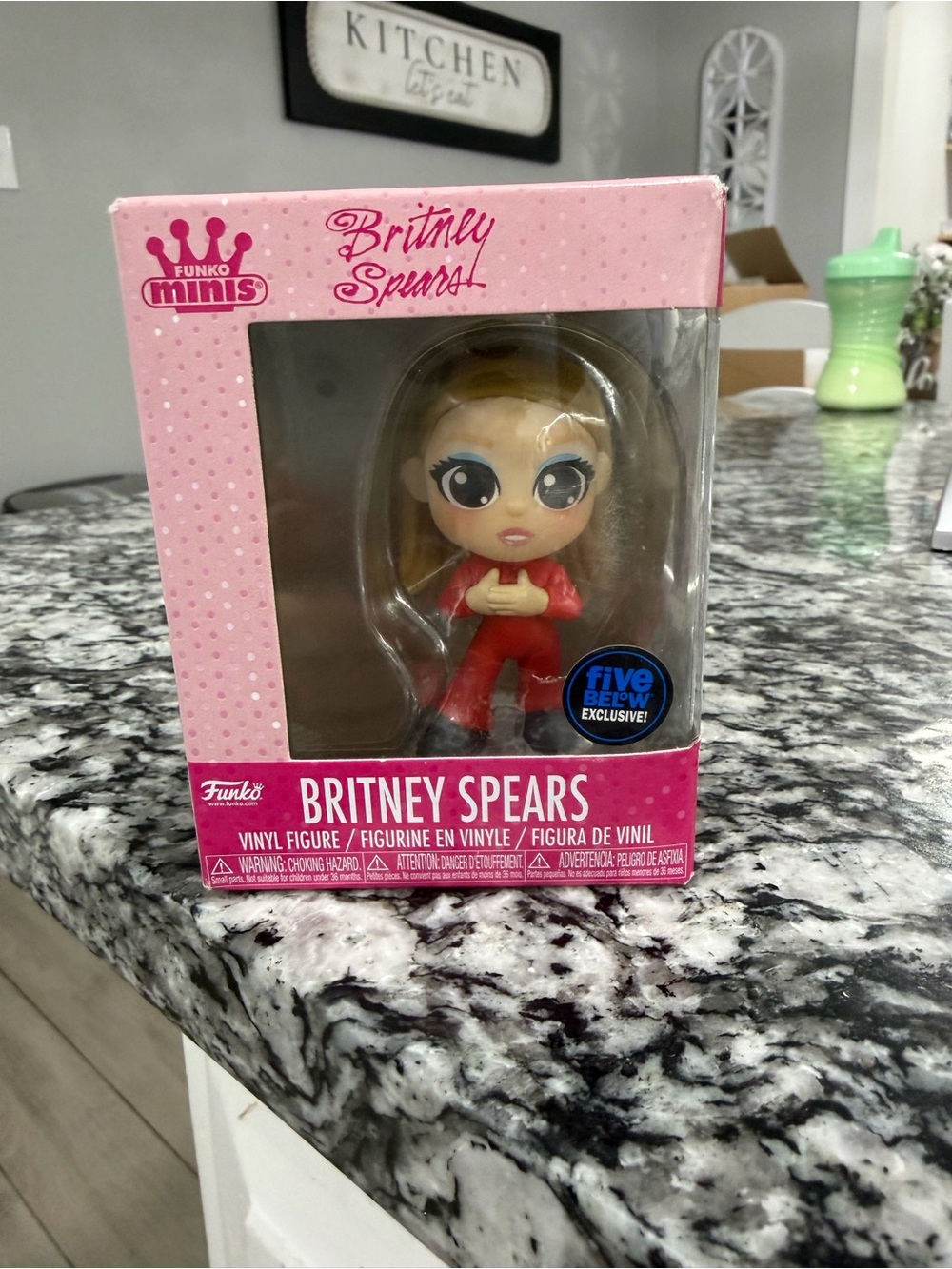 Funko Britney Spears Pink Box with Red Outfit Vinyl Mini Figure